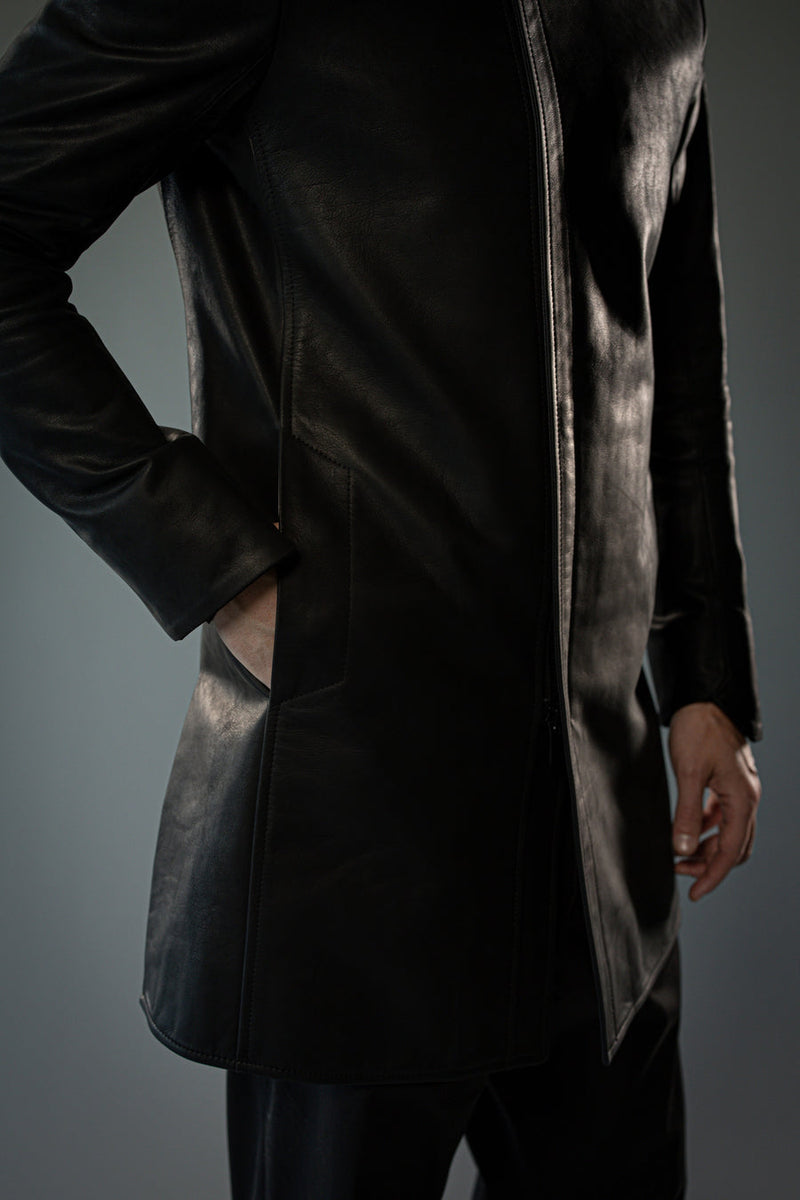 RORKE BADER - Men Terminal Leather Coat