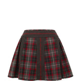 Red skirt, front view