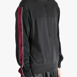 Black hoodie worn by a person, showing the hoodies fit