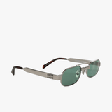 Green eyewear, front view