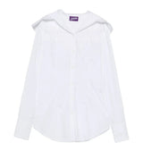 White hoodie, front view