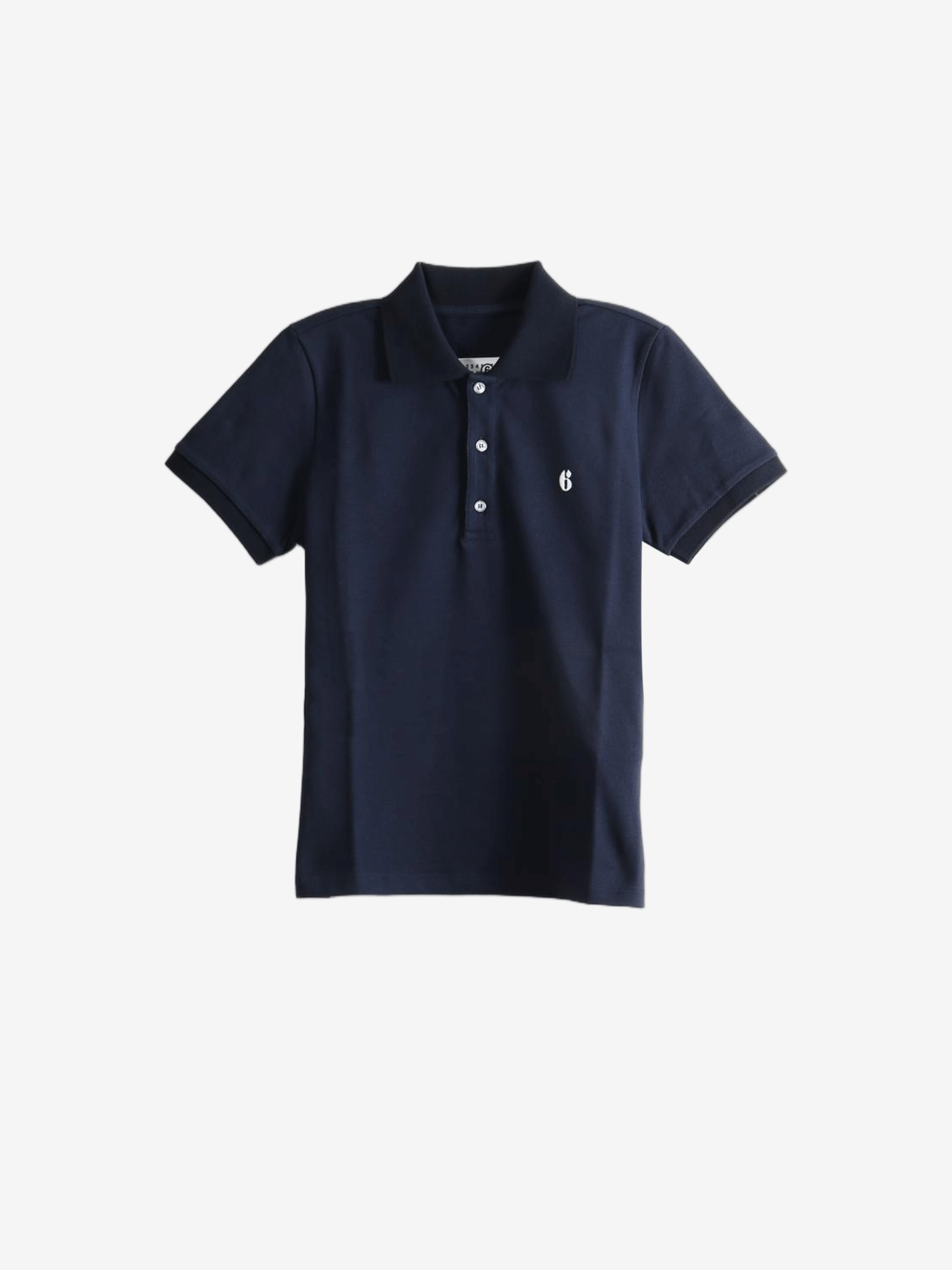 Navy shirt, front view
