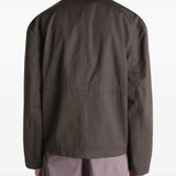Brown jacket, full body view