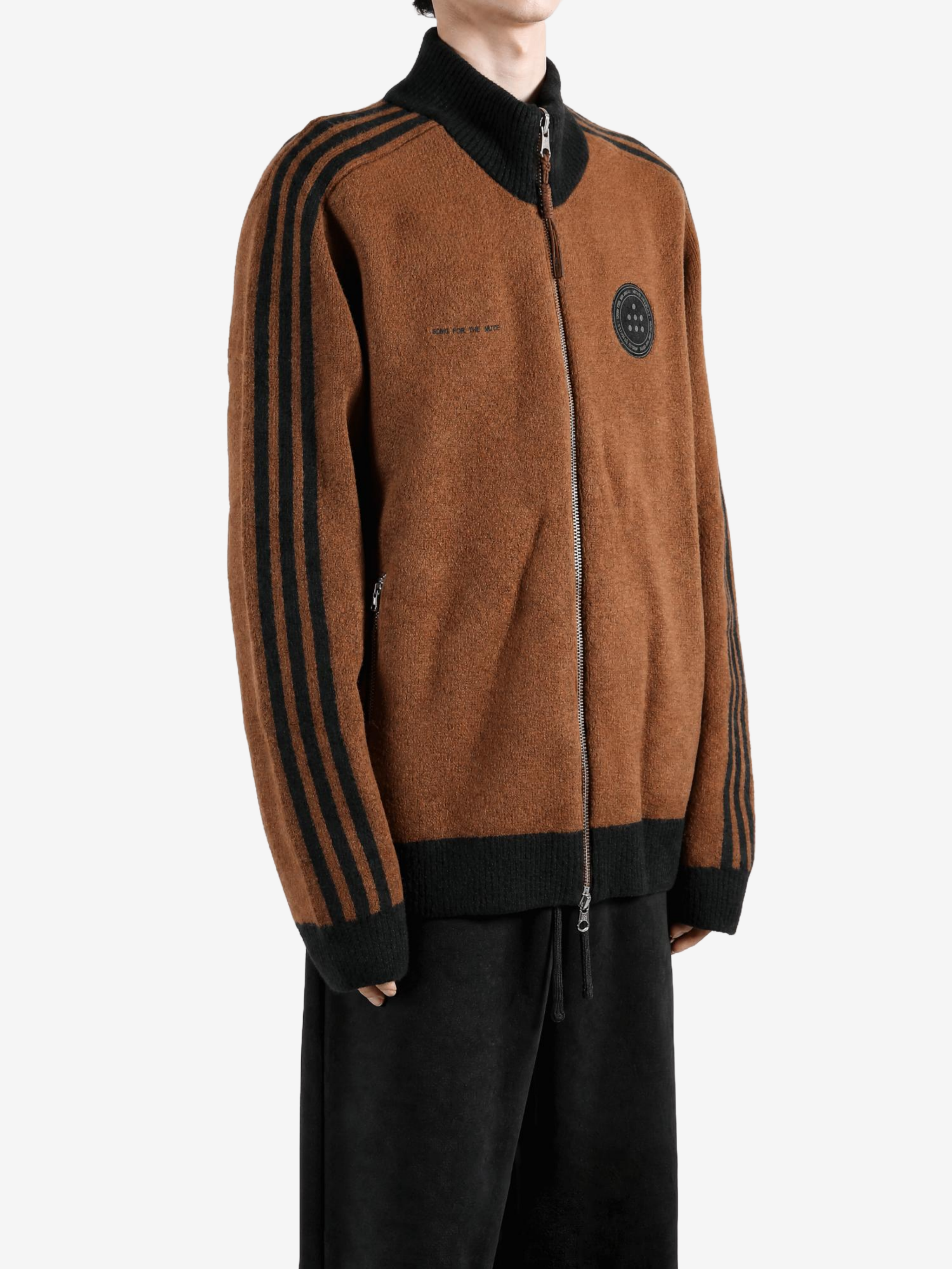 Brown jacket, front view