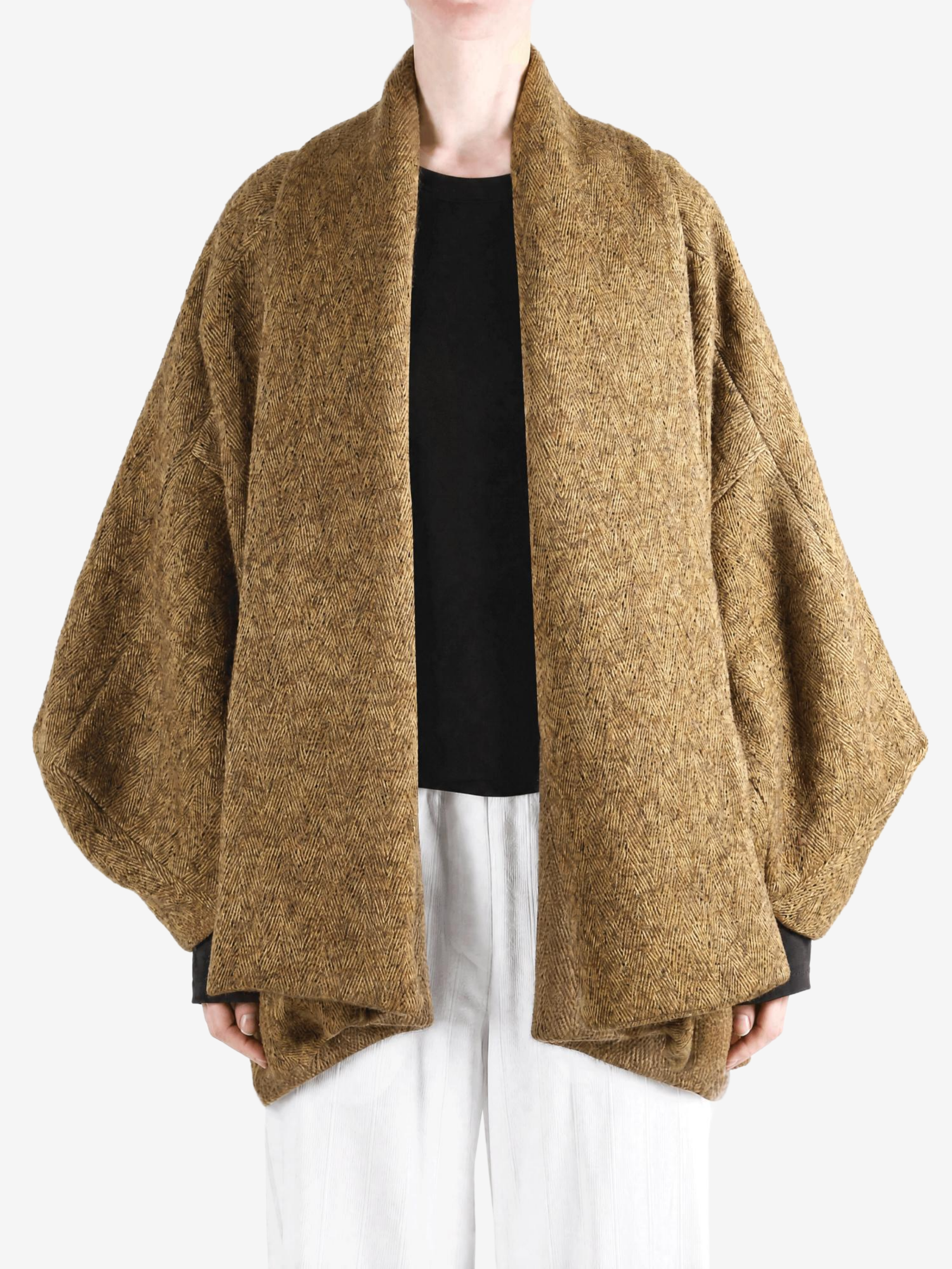 Brown jacket, front view
