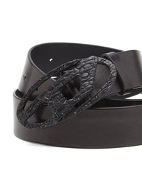 DIESEL - Unisex Oval D Logo B-1DR Belt