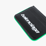 Close up of black small-accessories, showing texture of the fabric