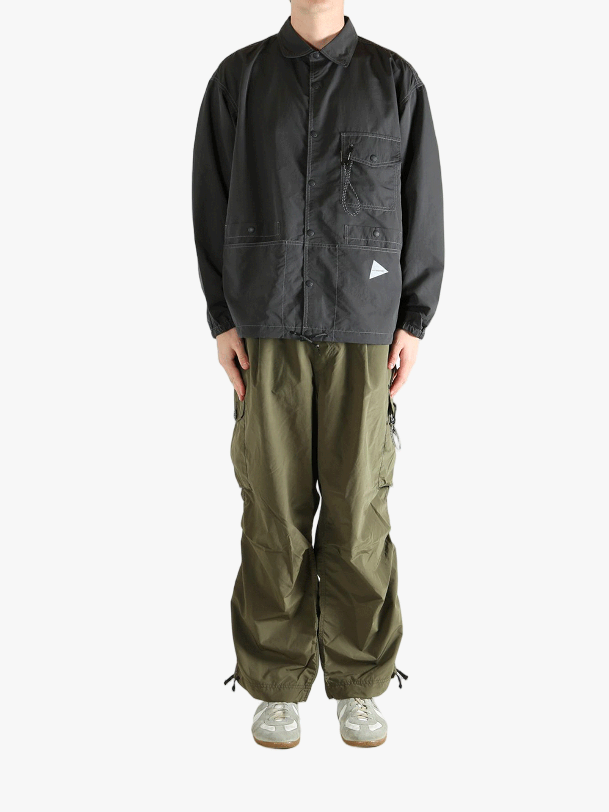 Black jacket, full body view