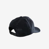 Black hat, back view
