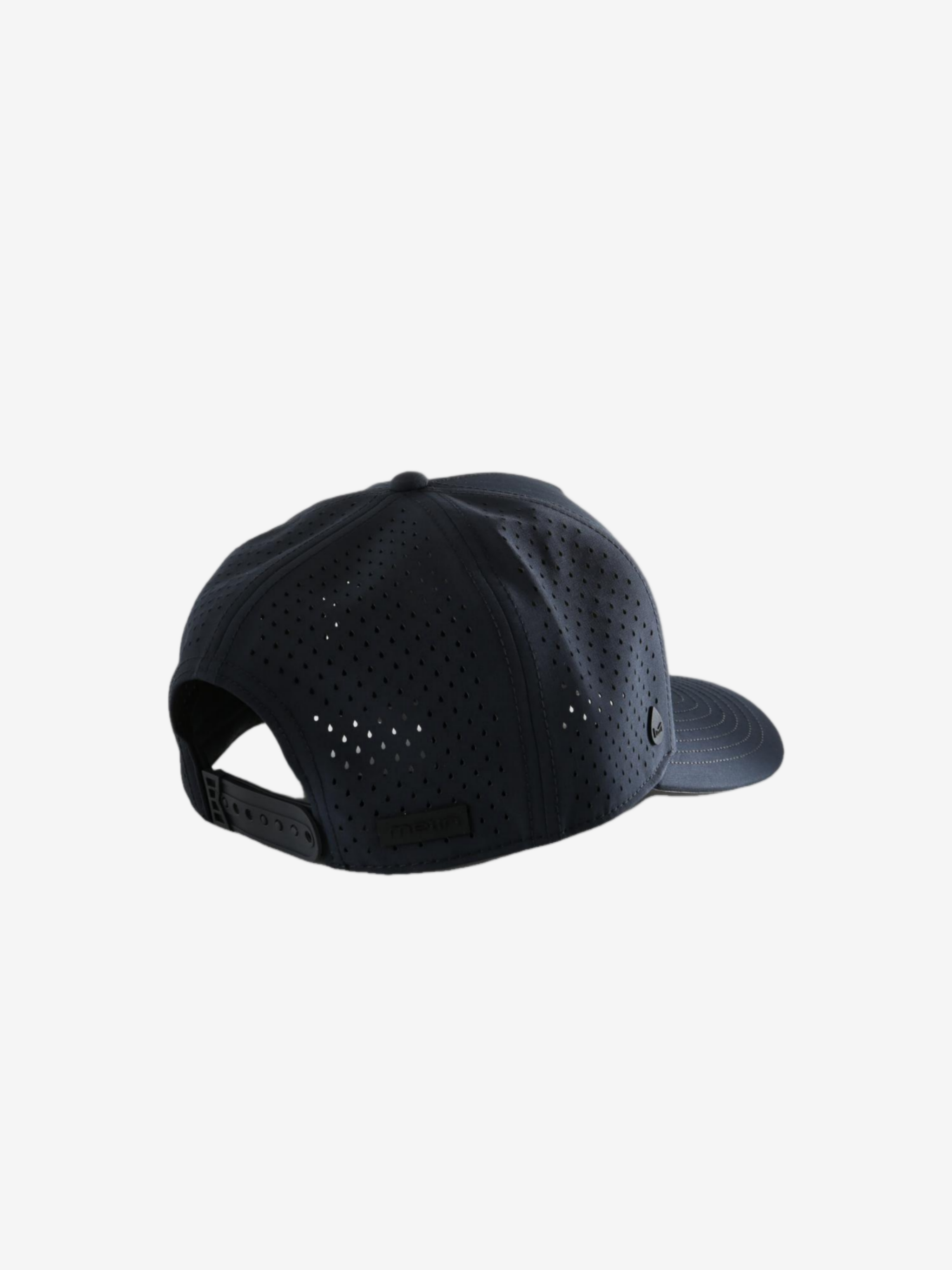 Black hat, back view