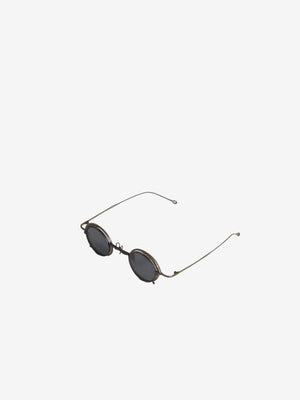 RIGARDS X ZIGGY CHEN Pure Titanium Clip-on Sunglasses Vintage Olive+Bronze/Grey GR+Clear Lens