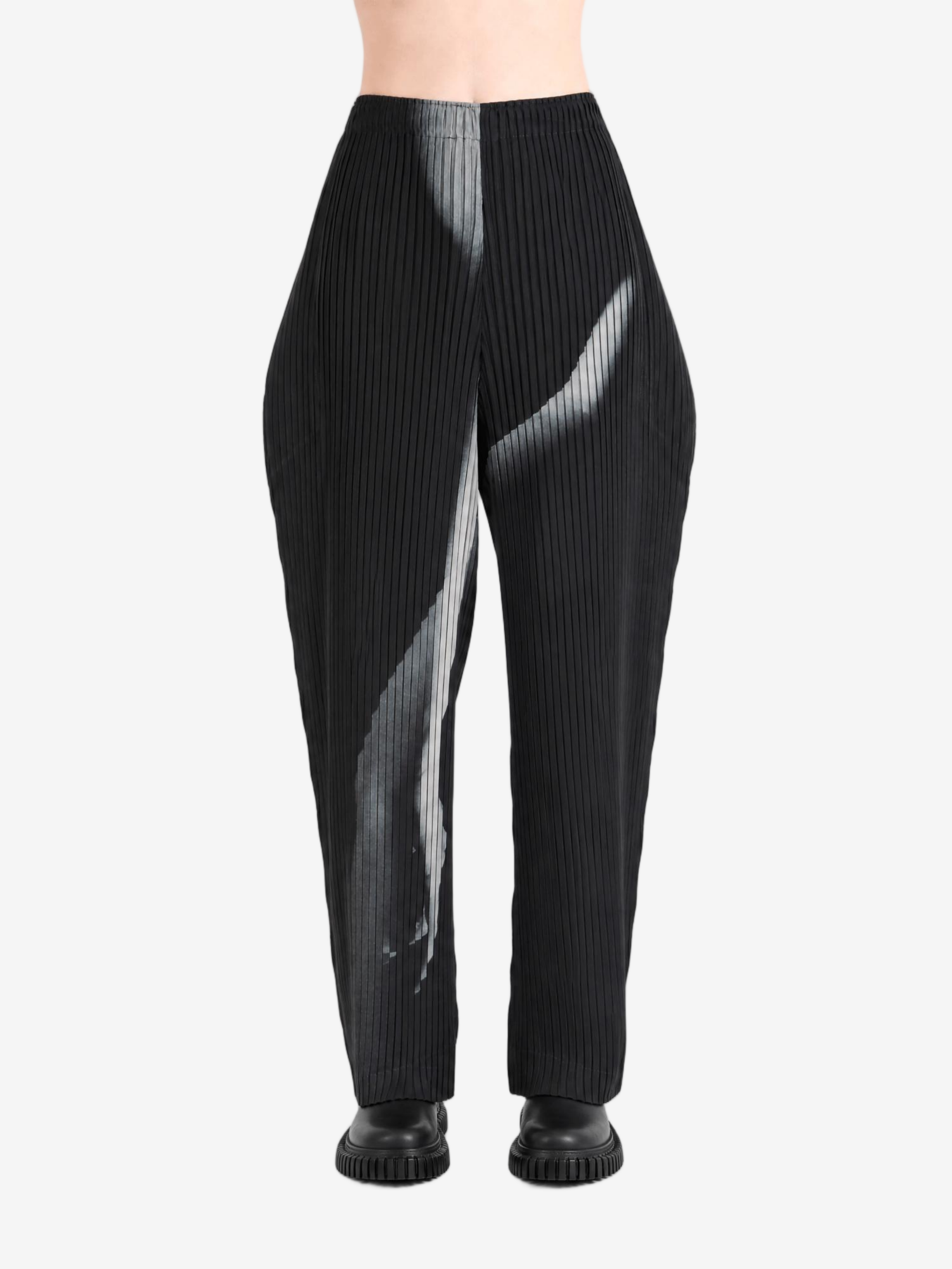 Black pants, full body view