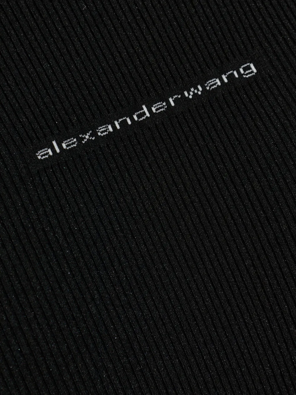 Close up of black top,showing texture of the cotton fabric
