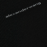 Close up of black top,showing texture of the cotton fabric
