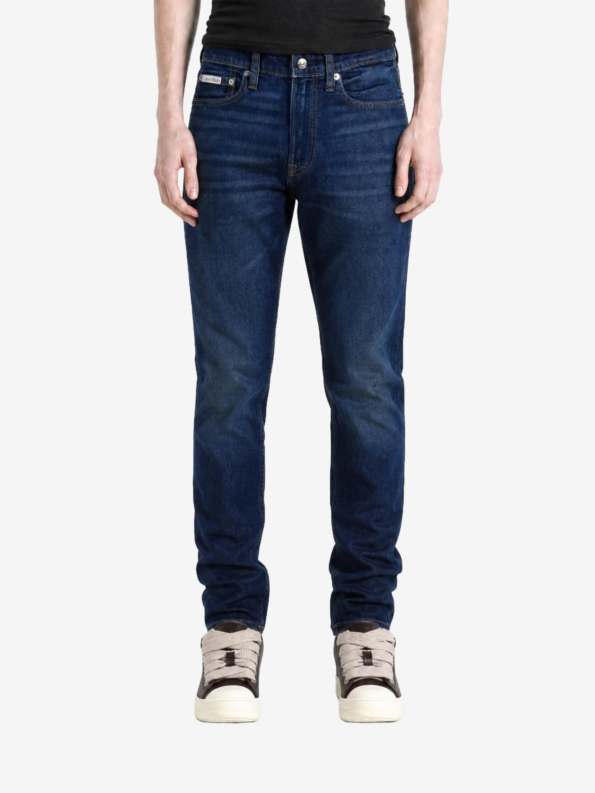Blue jeans, full body view