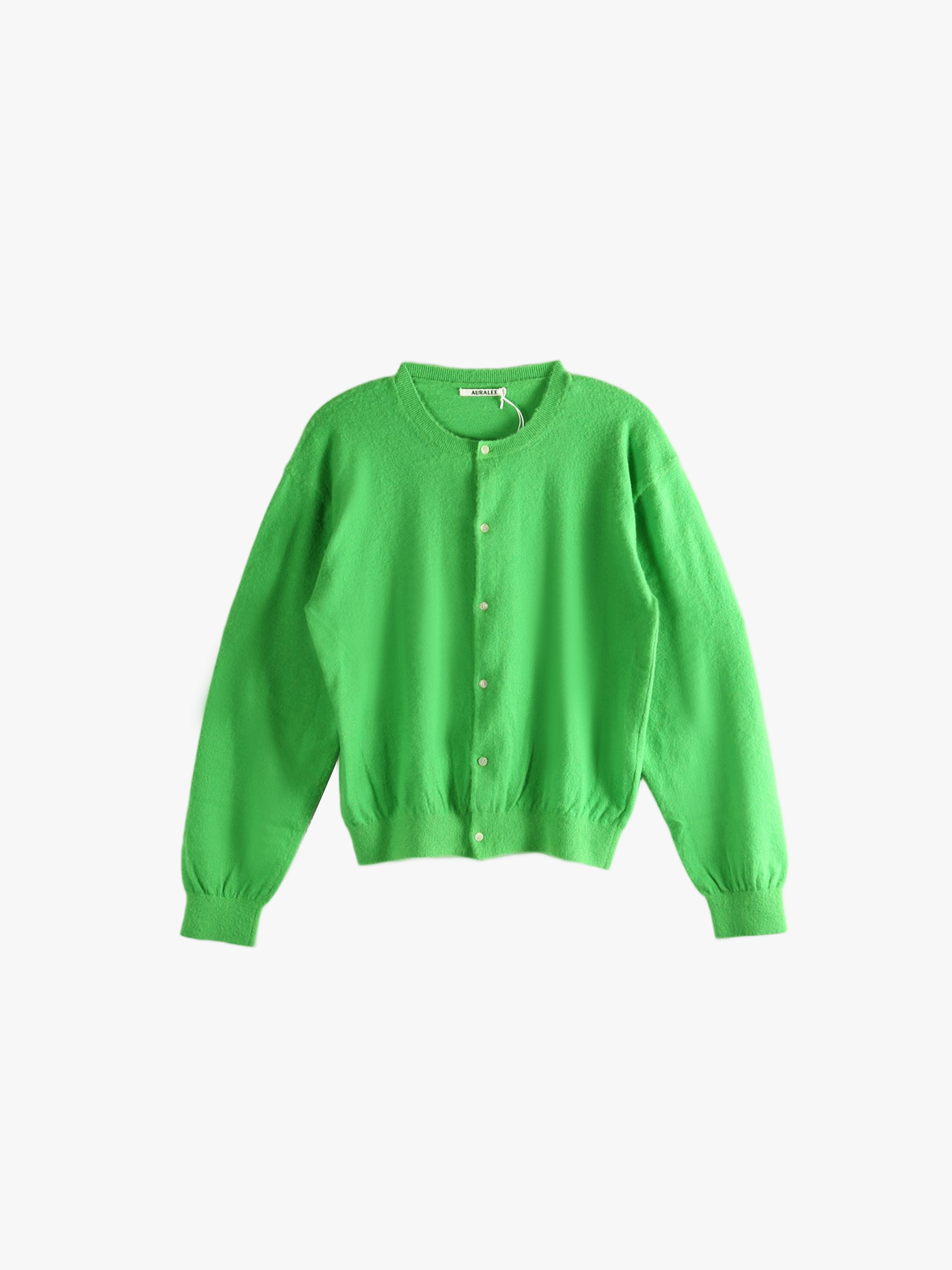 AURALEE - Men Brushed Cashmere Cotton Knit Cardigan – Atelier New York AURALEE - Men Brushed Cashmere Cotton Knit Cardigan – Atelier New York