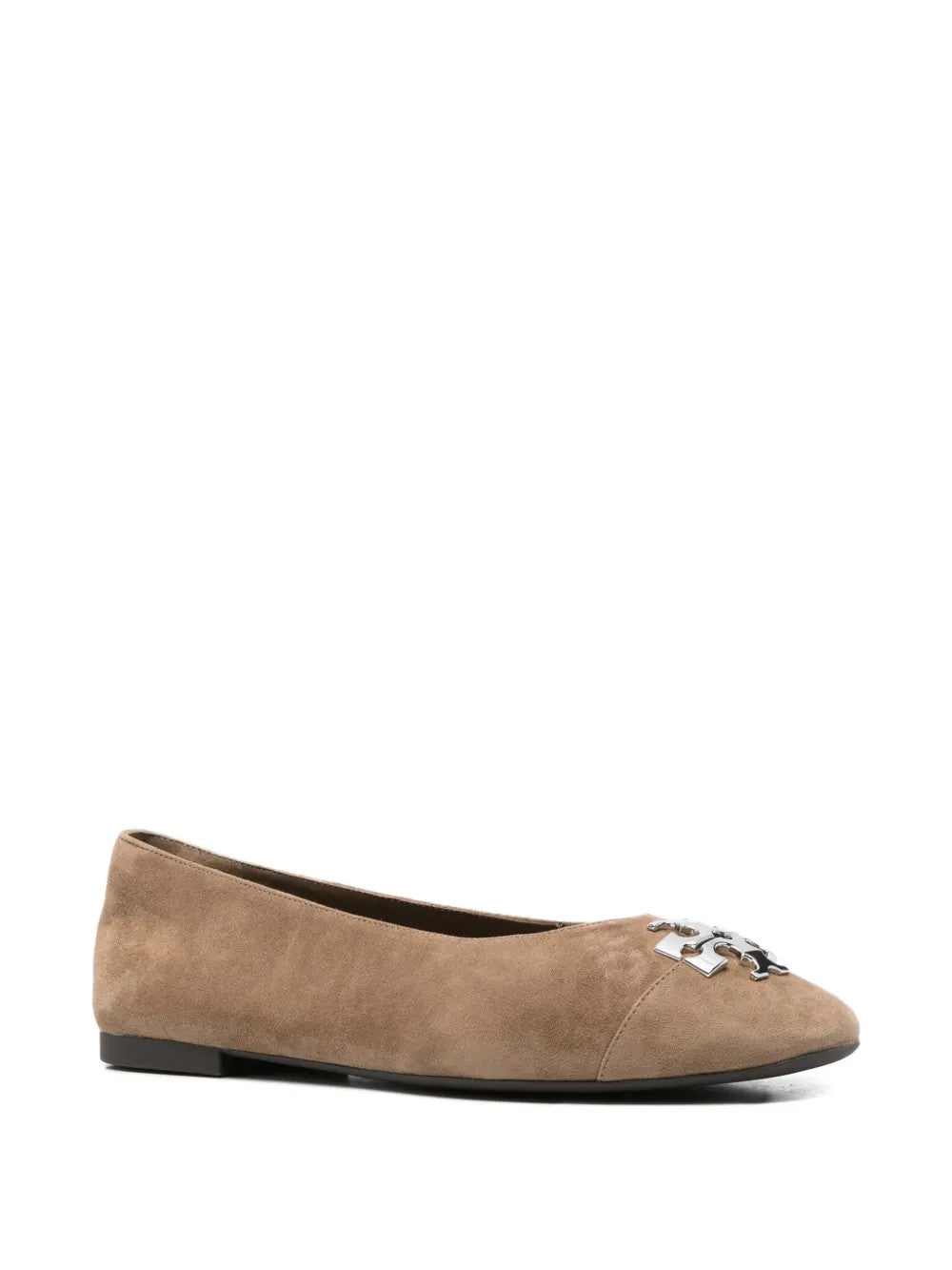 Tan shoes, front view