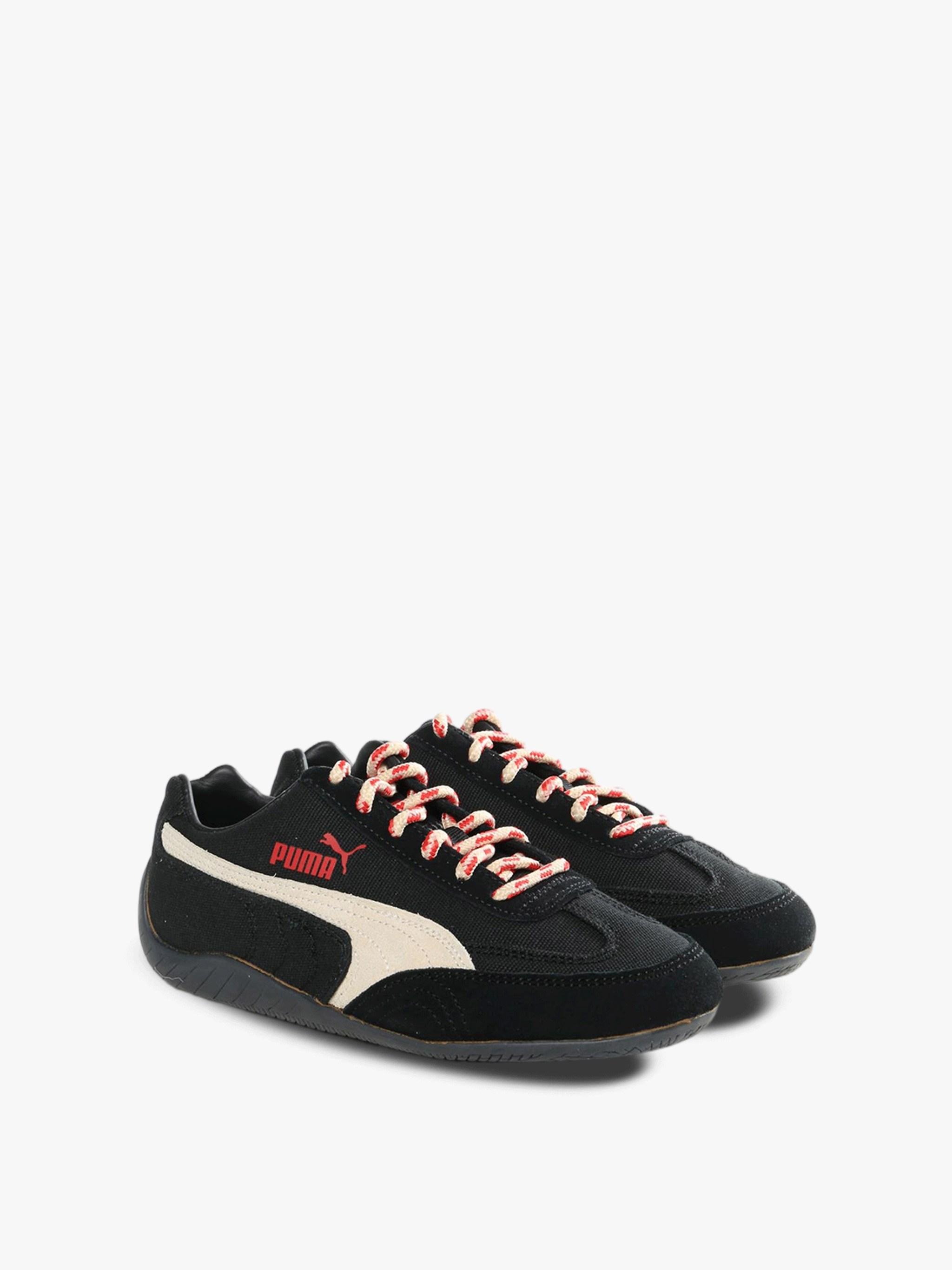 Black sneakers, side view