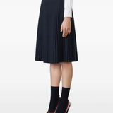 THOM BROWNE - Women Plisse Below The Knee Skirt
