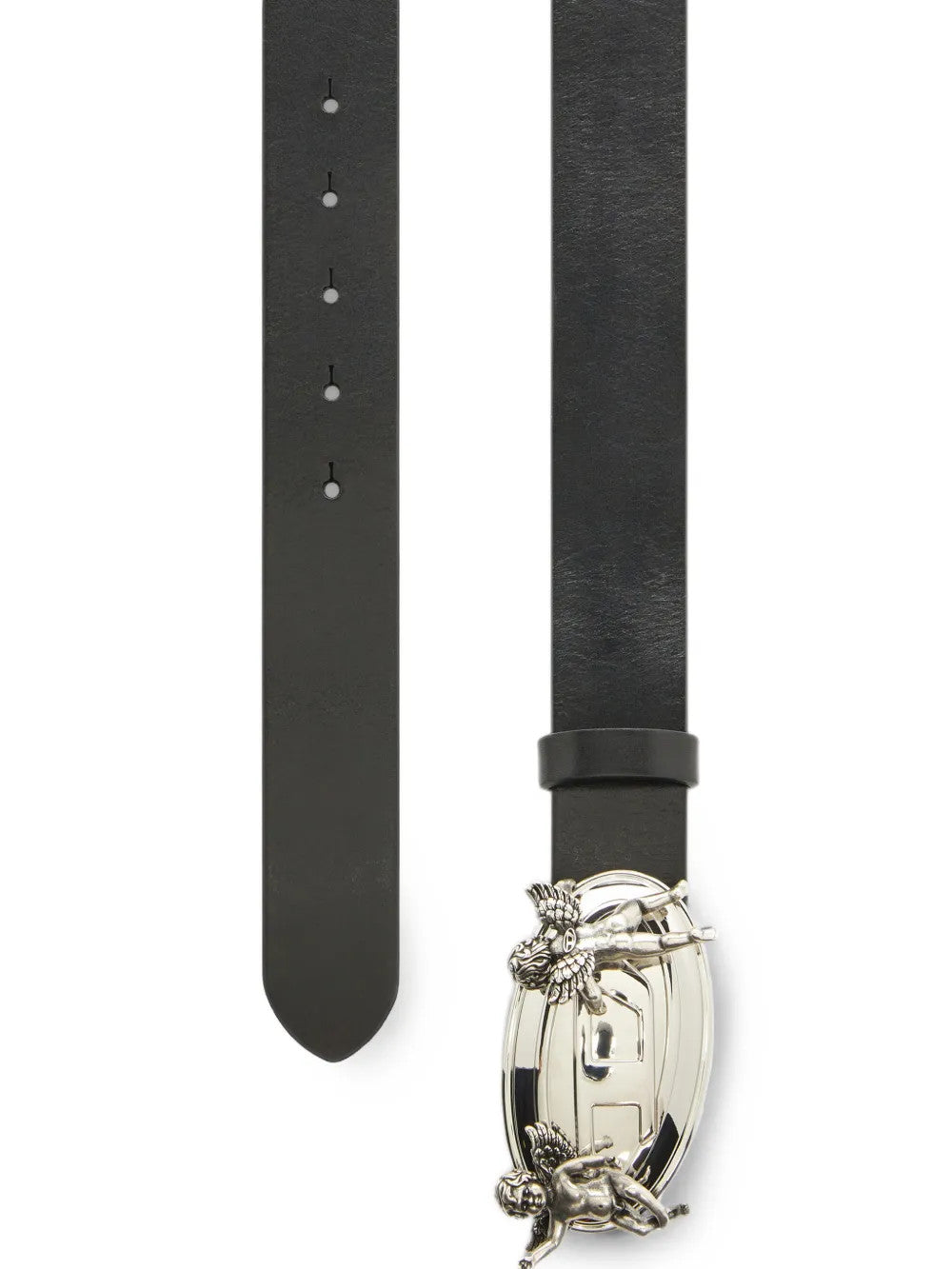 Black accessories, front view