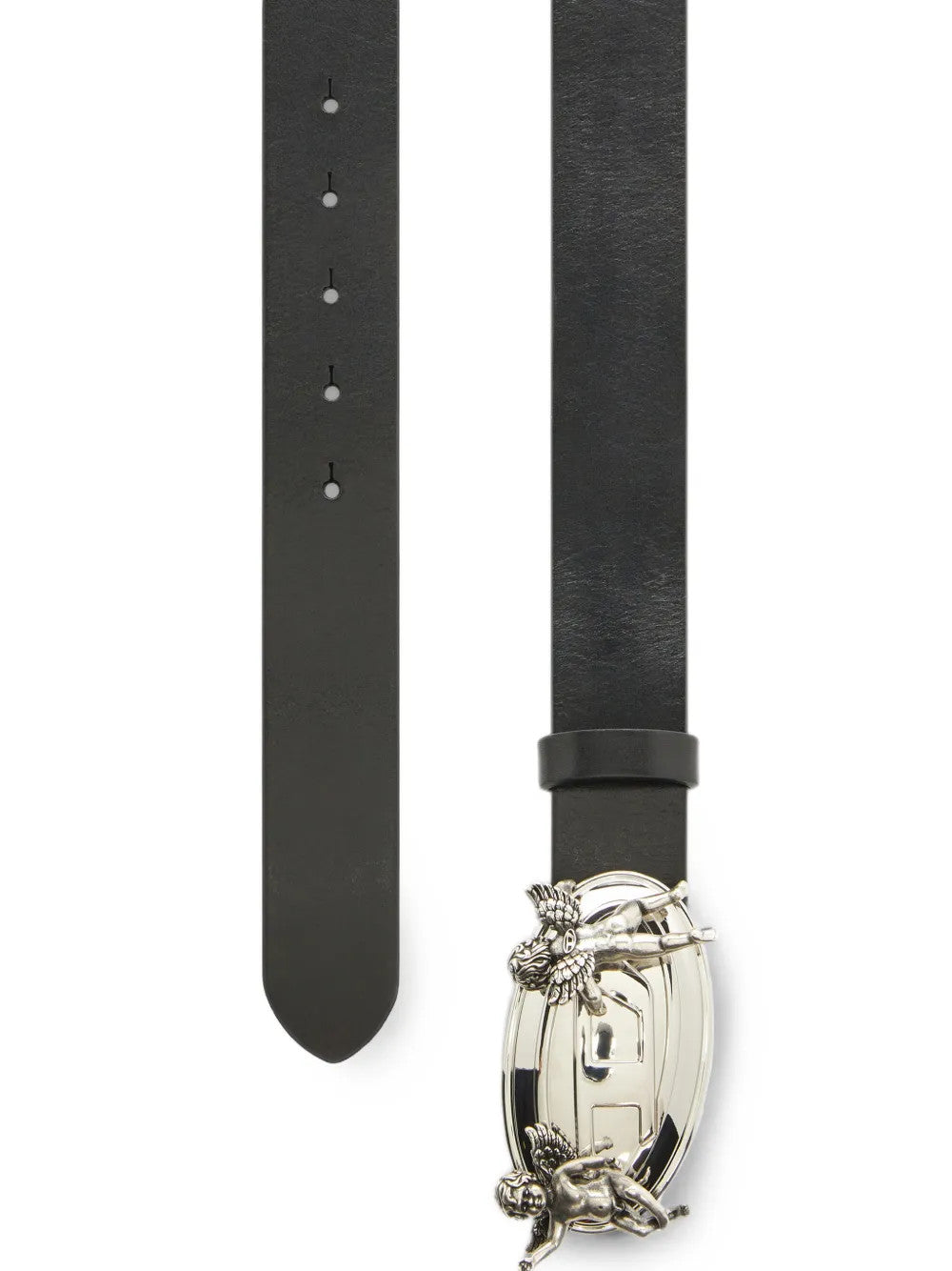 Black accessories, front view