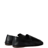 Black slipper, back view