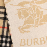 Close up of Tan scarf, showing detail