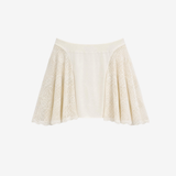 Tan skirt, front view