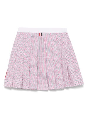 THOM BROWNE - Women Mini Backdrop Pleated Skirts