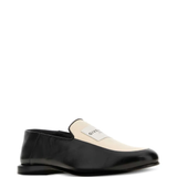 Black loafer,back view