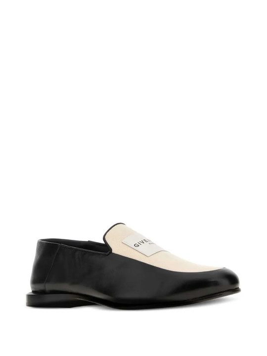 Black loafer,back view