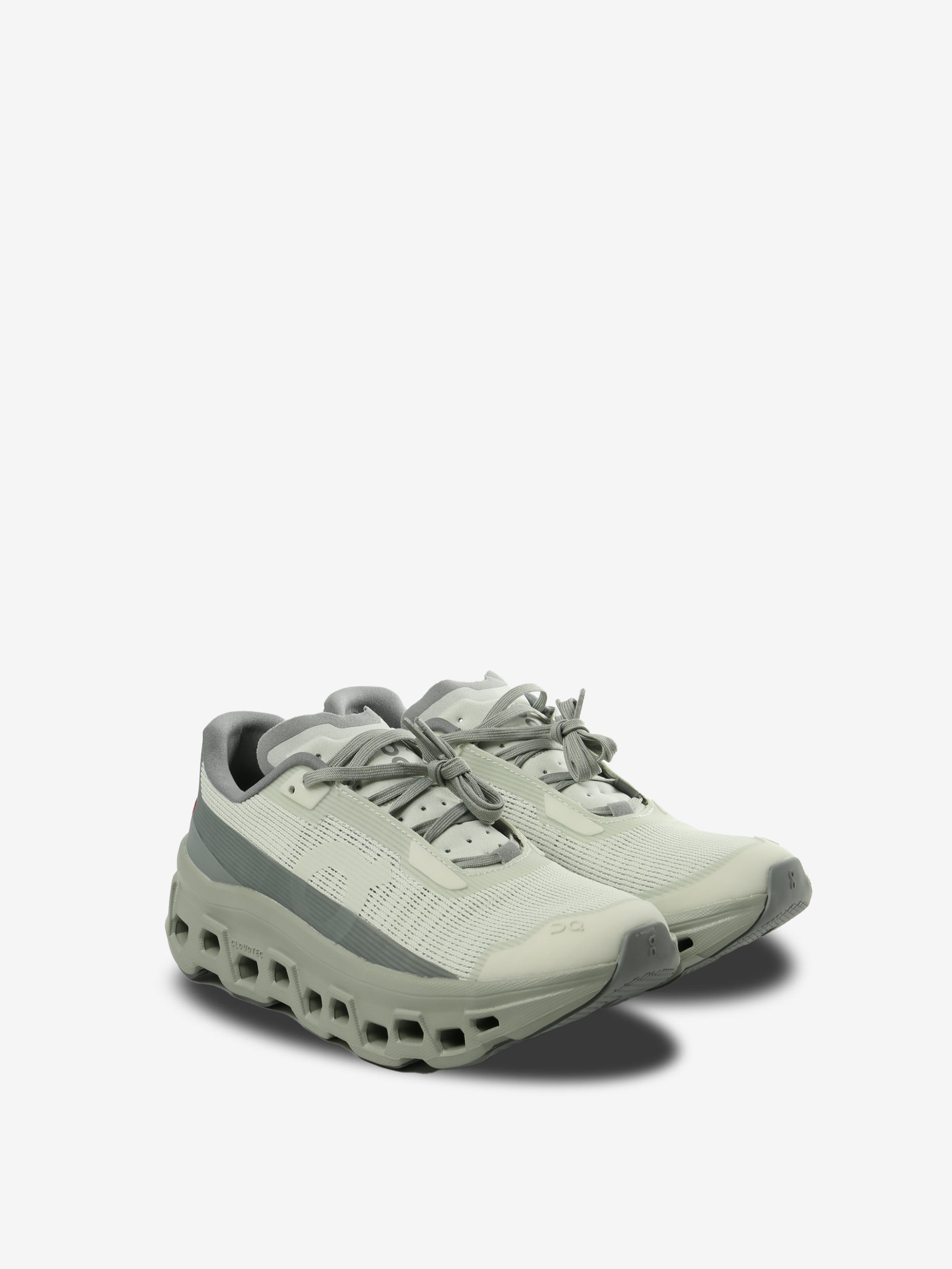 Green sneakers, side view