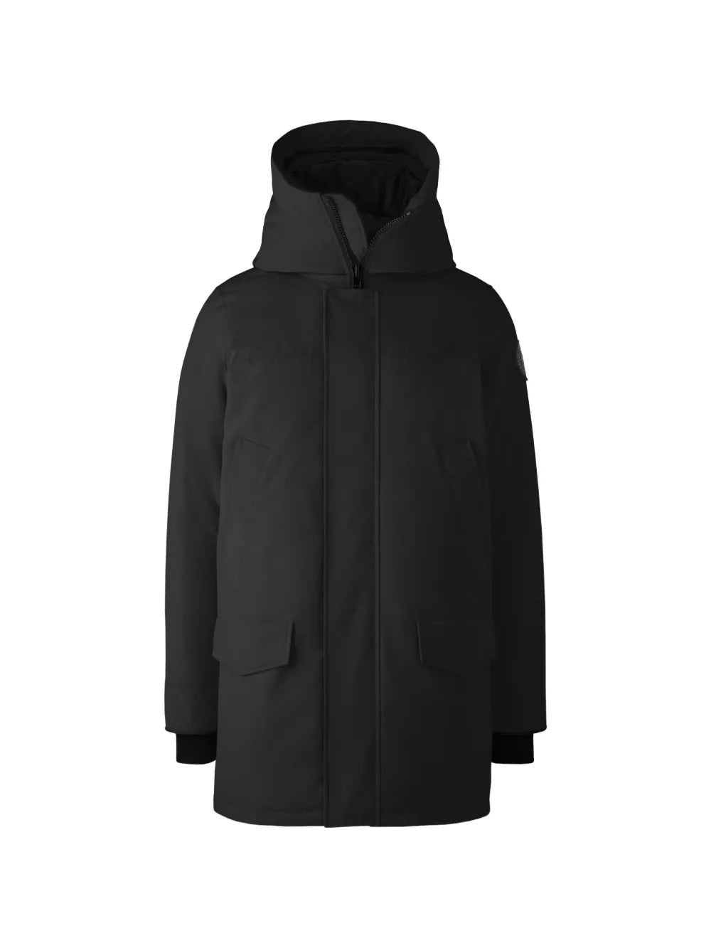 Black jacket, front view