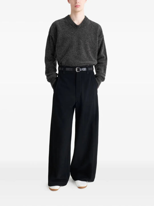 Black sweater, full body view