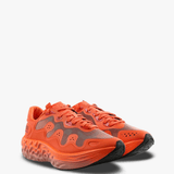Orange shoes, front view