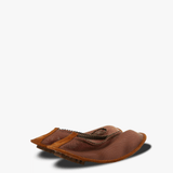 Brown shoes,back view