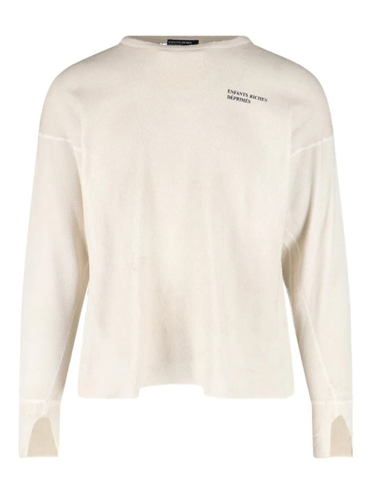 Tan shirt, front view