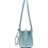 Blue bag, side view