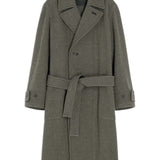 Grey coat, front view