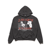 Black hoodie, front view