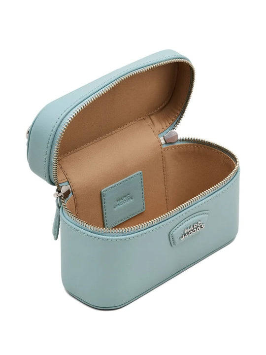 Blue bags, side view