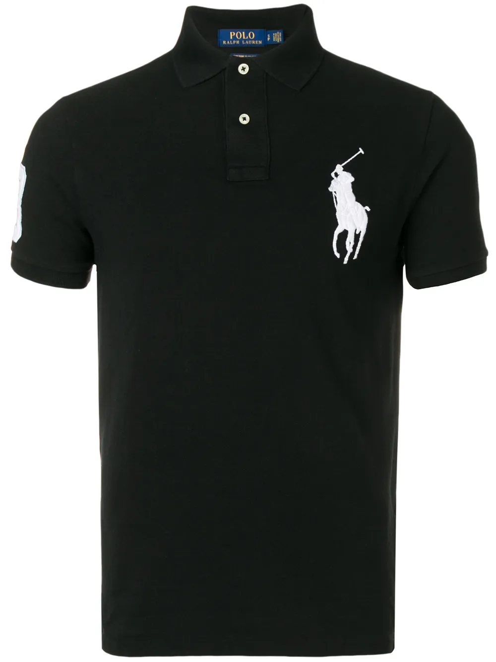 Black shirt, front view