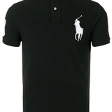 Black shirt, front view