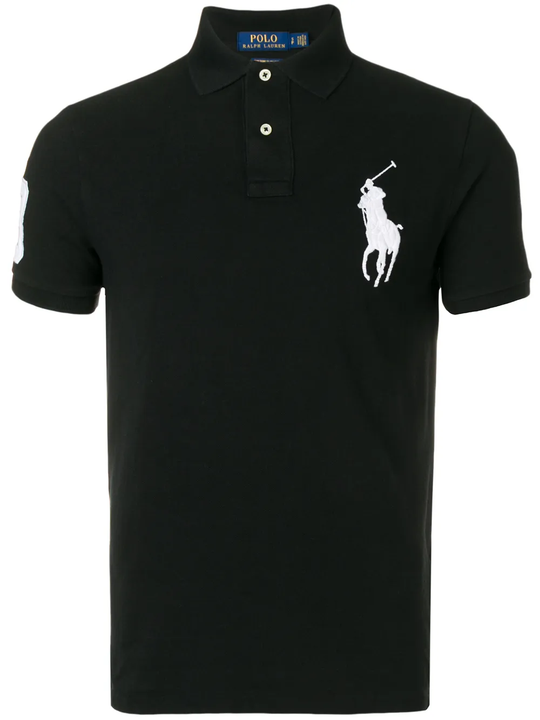 Black shirt, front view