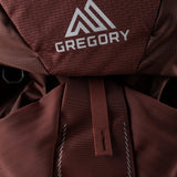 Burgundy bag, front view