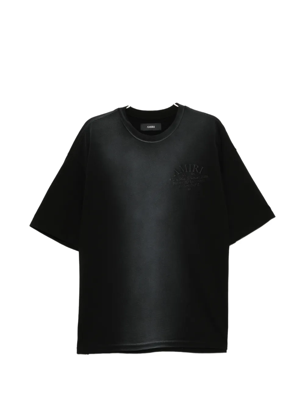 Black T-shirts, front view