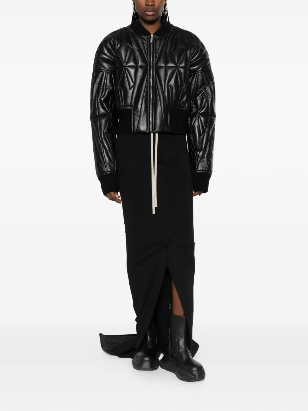 Black jackets, full body view