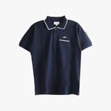 Navy shirt, front view