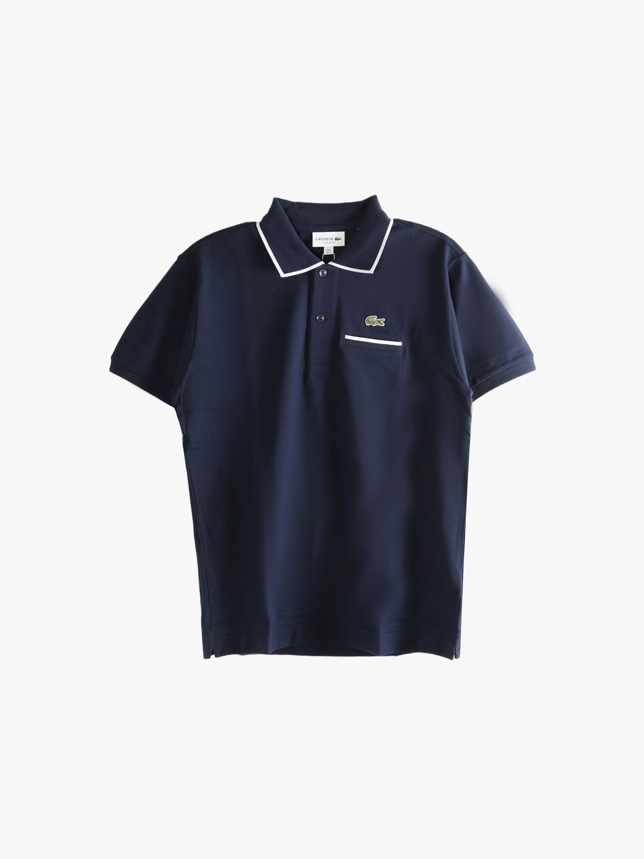Navy shirt, front view