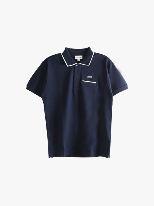 Navy shirt, front view